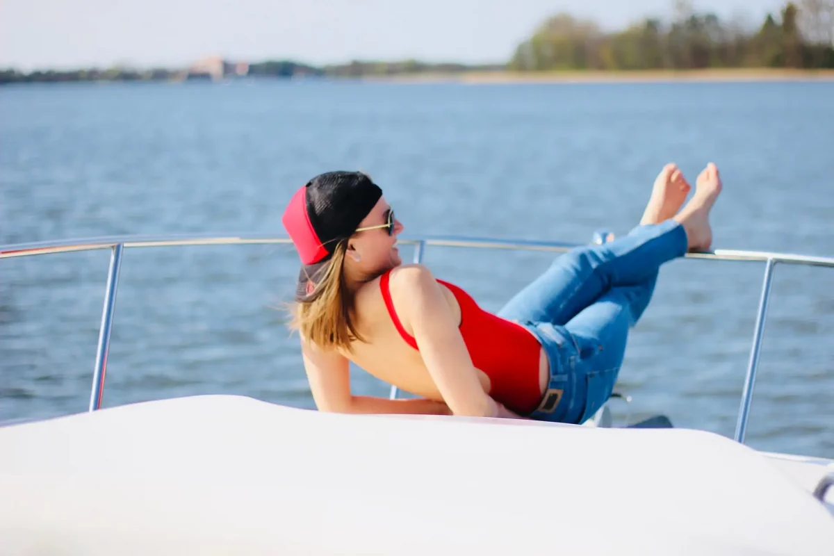 Leisure, yachting, yacht life, women,nature.